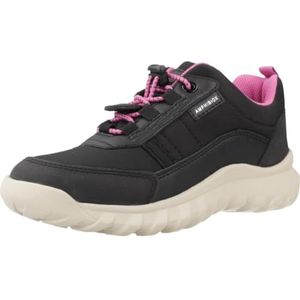 Geox J Simbyos Girl B ABX, meisjespantoffels, Zwart, 27 EU