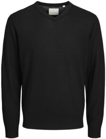 Jack & Jones - JPRBLAMERINO - Trui - Zwart - V-hals - Lange Mouw