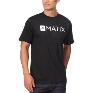 Matix heren T-shirts, ronde kraag, logo