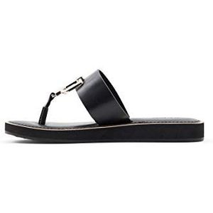 ALDO Dames Tatyx platte sandaal, zwart, 36 EU