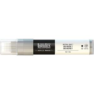 Liquitex 4617599 Professional Paint Acryl - Marker acrylverf, lichtecht - Brede punt - 8-15mm, Neutral Grey 7