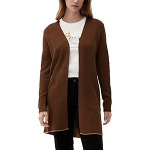 s.Oliver Dames 2121682 Long Cardigan, bruin, 40