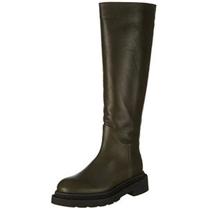 Shabbies Amsterdam Dames SHS1302 Lace Up Grain Leather Knee High Boot, 7004, 39 EU