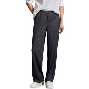 Street One Damesbroek met rechte pijpen, Deep Tint Blauw, 38W / 30L