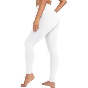 VALANDY Hoge Taille Leggings Voor Vrouwen, Stretch, Buikcontrole Workout, Hardlopen, Yogabroek, normale en grote maten, L/XL