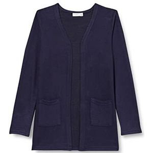 NKFVICTI gebreide jas voor meisjes, Dark Sapphire, 50 cm