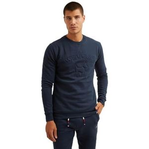 WILLIOT Logo Relieve sweatshirt voor heren, marineblauw, XXL