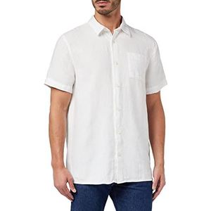 Armor Lux Shirt met korte mouwen, comfort, eenvoudige kraag, wit, XXL heren, Wit, XXL
