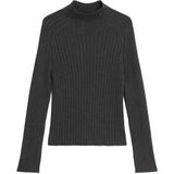 Marc O'Polo - Trui - Donkergrijs - Slanke Pasvorm - Lange Mouw