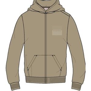 HUGO G00454 Kalamata Sweater voor jongens, Zandkleur, 6 Jaren