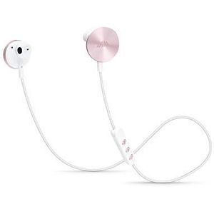 I am plus buttons draadloze in-ear hoofdtelefoon met geïntegreerde microfoon - goud en roze