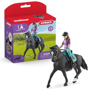 schleich HORSE CLUB - Lisa en Storm, 10-Delige Set Schleich Paardjes met Ruiter en Hannoveraanse Ruin, Dierenspeelgoed, Paardjes van Schleich voorKinderen Vanaf 5 Jaar - 42541