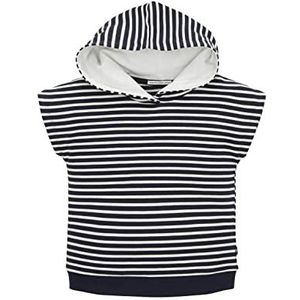 TOM TAILOR Sweatshirt voor meisjes, 31677 - Dark Blue Off White Stripe, 92/98 cm