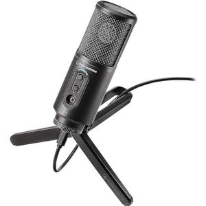 Audio-Technica 2500x-USB Microfoon Voor Streaming/Podcasting/Opnemen Zwart