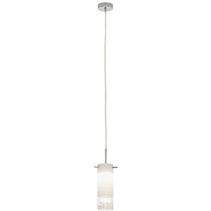 Briloner Leuchten LED hanglamp, hanglamp, hanglamp, woonkamerlamp, slinger, eetkamerlamp, eettafellamp, hanglamp, eettafellamp, woonkamerlamp, deels mat glas incl. kristallook