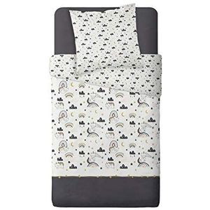 Today Happy 1.6 beddengoed, wit, 140 x 200 cm