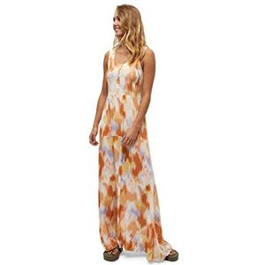 Minus Dames Falina jurk, roze flamingo Tie Dye, 18