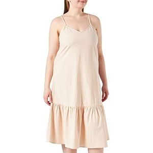 VERO MODA dames vmglory kalf dress jurk, tan, L