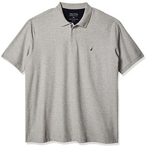 Nautica Men's Big and Tall Classic Fit Short Sleeve Solid Performance Deck Polo Shirt