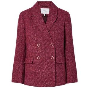 Y.A.S - Yaspetra Ls Buckle Blazer - Tibetaans Rood - Dames