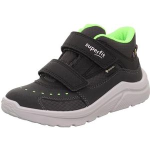 Superfit Kicks licht gevoerde Gore-Tex, gymschoenen, grijs/lichtgroen 2000, 34 EU breed, Grijs lichtgroen 2000, 34 EU Larga