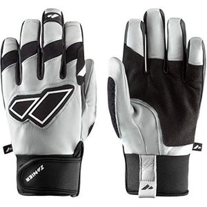 Zanier Unisex – volwassenen 21010-9120-7,5 handschoenen, zilver, zwart, 7.5