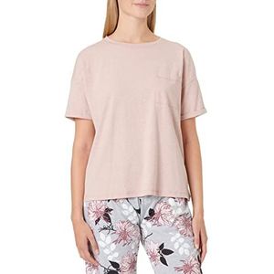 ESPRIT Bodywear dames Cosy Melange SUS s.Shirt_ss pyjama-bovendeel, oud roze 2, 36