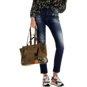 Desigual Denim_Akira, 5008 Denim Dark Blue, 42, blauw, 42