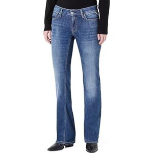 Replay Wlh689 Jeans, 007 donkerblauw, 26W x 32L dames