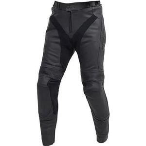 XRC GLET Motorbroek van leer voor heren, zwart, Zwart, 48