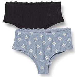 Noa Noa miniature Girl's FionaNNM ondergoed, print/zwart, 116/6Y