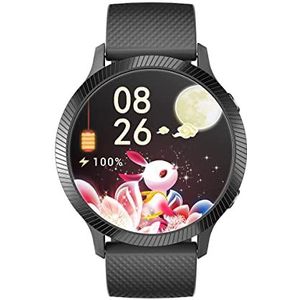 Blackview R8 Smartwatch voor heren en dames, waterdicht tot 20 m, zwart