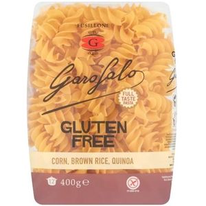 Garofalo Fusillone Glutenvrij,Kort Pasta Verpakkingen van 400 g