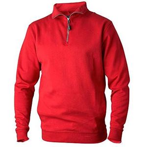 Top Swede 0102-03-09 Model 0102 Zip sweatshirt, rood, maat XXXL