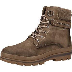 TOM TAILOR Dames 9090701 halflange laarzen, taupe, 39 EU