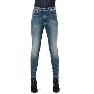 G-Star Raw Kafey Ultra High Skinny dames Jeans Skinny,Blauw (Antic Faded Kyanite C296-b990),28W / 30L