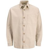 Rddcolter Canvas Overshrit L/S Sn, White Pepper, L