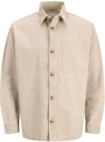 Rddcolter Canvas Overshrit L/S Sn, White Pepper, L