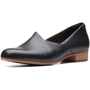 Clarks Dames Juliet Palm Slipper, zwart leder, 44 EU