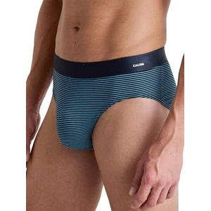 Calida Cotton Code Design slip met zachte elastische tailleband heren, bright blue, 58-60