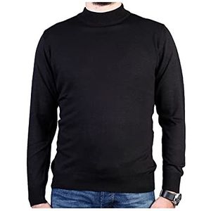Bonamaison Men's TRMRVN100101 Pullover Sweater, zwart, XXL