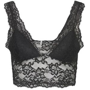 Pieces Bralette kant - Lace BraTop - XS - Zwart