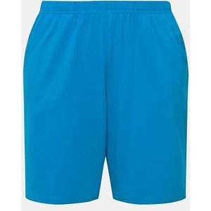 Ulla Popken, Dames, grote maten, jersey shorts, zakken, elastische tailleband, blauw, 56W x 32L