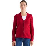 Cecil - Cardigan - Beaujolais Red - Met Structuurdetail en Knoopsluiting
