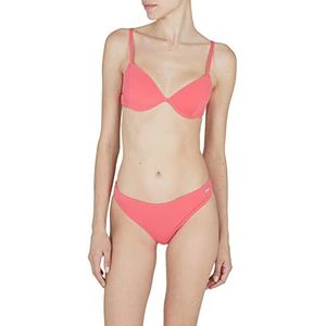 Emporio Armani Swimwear Women's Emporio Armani Logo Lover Sculpture Brief Bikini Set, Coral, XS, koraalrood, XS