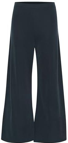 Part Two - Donkerblauwe Wijde Pijp Broek - Dames