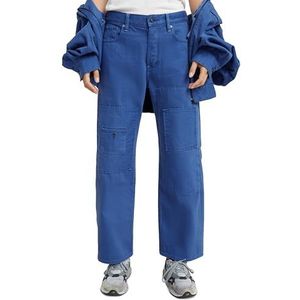 G-STAR RAW Dames Bowey 3D Boyfriend Patch Ankle Wmn Jeans, blauw (Faded Blue Papillon Gd Patched D24528-d300-g366), 27W x 34L