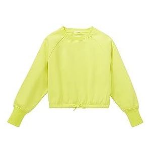 TOM TAILOR Sweatshirt voor meisjes en kinderen, 32094 - Lime Drop, 164 cm