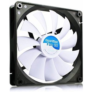 AABCOOLING Super Silent Fan 14 - Silent and Efficient 140mm Fan with 4 Anti-vibration Pads, CPU Fan, Silent Case Fan, PC Fan 140mm, 12V 8,6 dB (A)