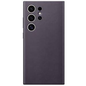 Hochuen Vegan Leather Smartphone Case GP-FPS928HC, Ontworpen voor Samsung voor Galaxy S24 Ultra, Mobiele Telefoon Case, imitatieleer, Slank Design, Dark Violet